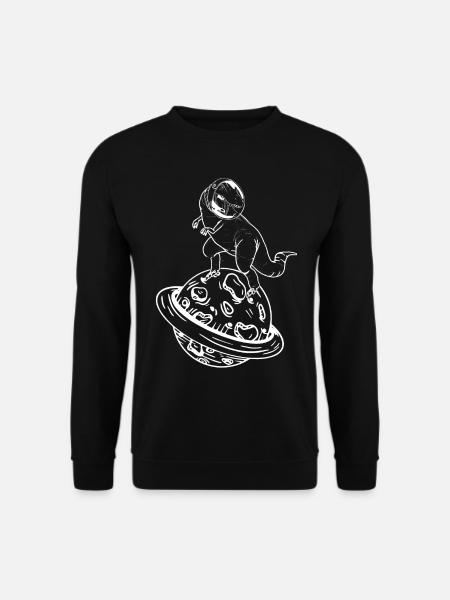 Astronaut Dino Astronaut Aerospace Dinosaur Astron - Unisex Pullover - Schwarz