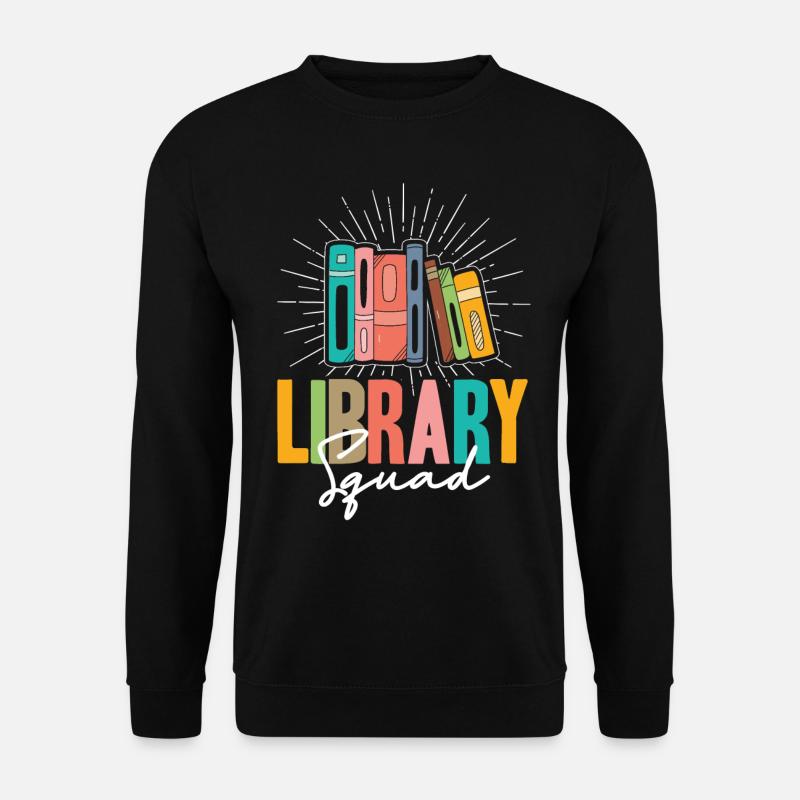 Library Squad - Unisex Sweatshirt - black