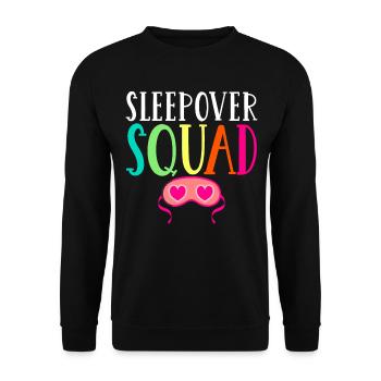 Sleepover Squad - Unisex Sweatshirt - black - Front - Alina (178cm) & Michal (187cm)