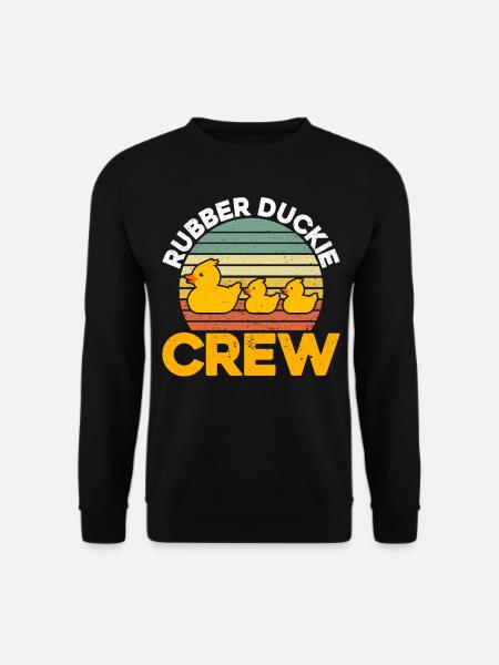 Rubber Duckie Crew - Unisex Sweatshirt - black