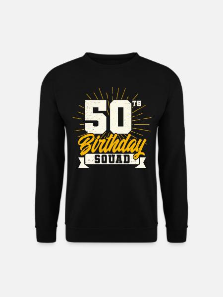 50th birthday - Unisex Sweatshirt - black