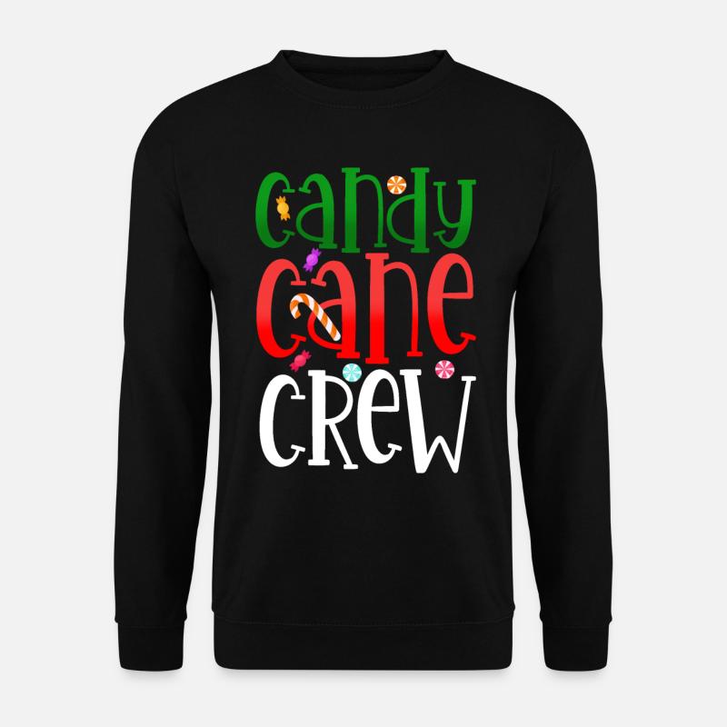 Candy Cane Crew - Unisex Sweatshirt - black