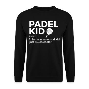 Padel Tennis - Unisex Pullover - Schwarz - Vorne - Alina (178cm) & Michal (187cm)