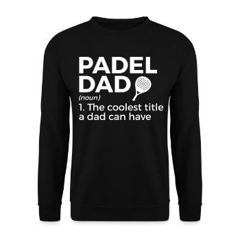Padel Tennis - Unisex Pullover - Schwarz - Vorne - Alina (178cm) & Michal (187cm)