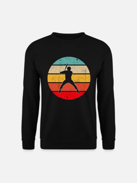 Baseball Retro Logo - Unisex Sweatshirt - black