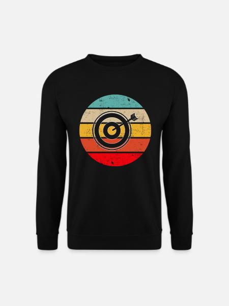 Dart Retro - Unisex Sweatshirt - black