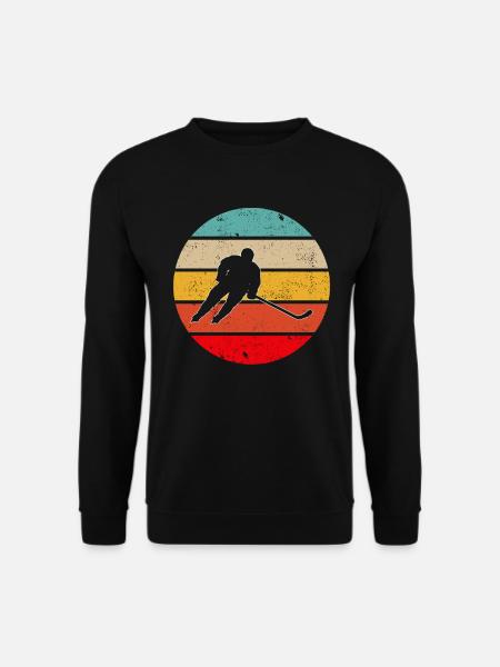 Ice Hockey Retro - Unisex Sweatshirt - black