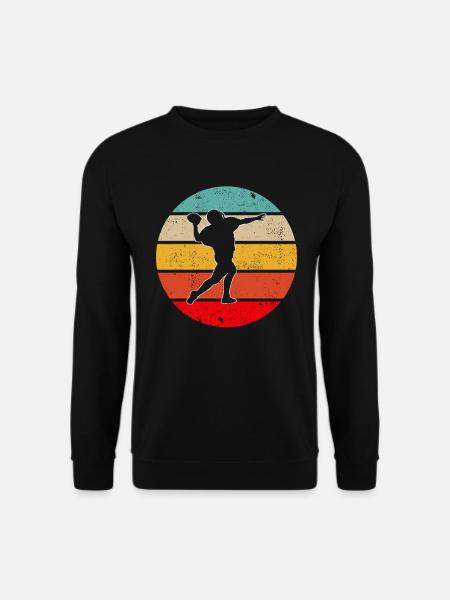 Football Retro - Unisex Pullover - Schwarz