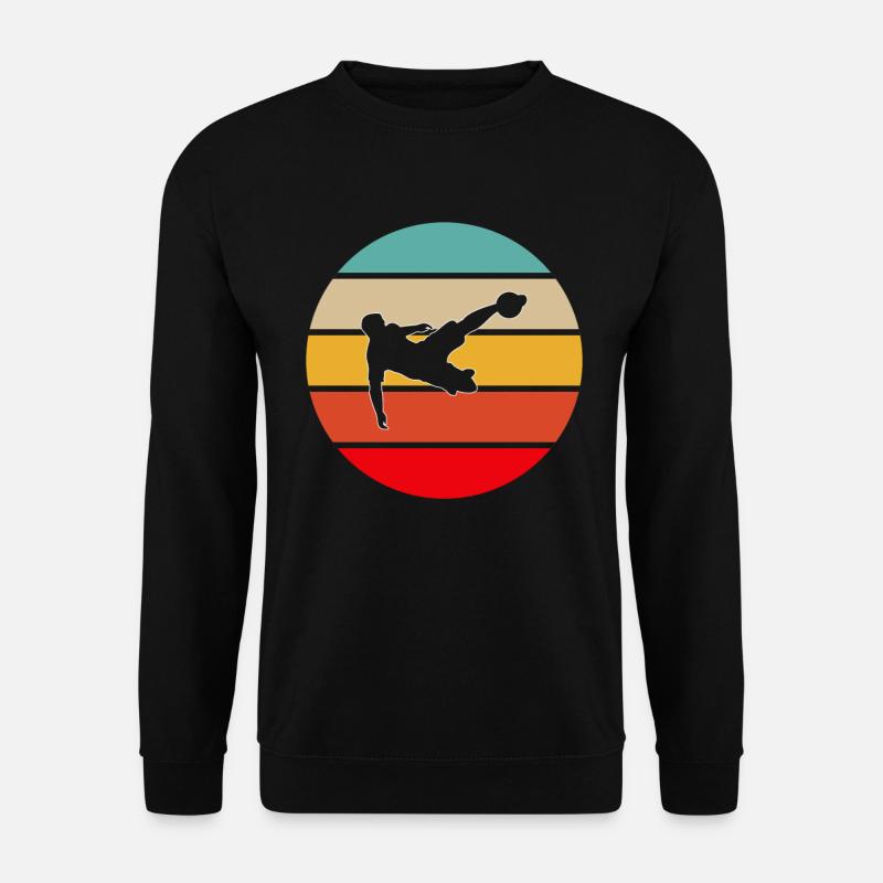 Fußball Retro - Unisex Pullover - Schwarz