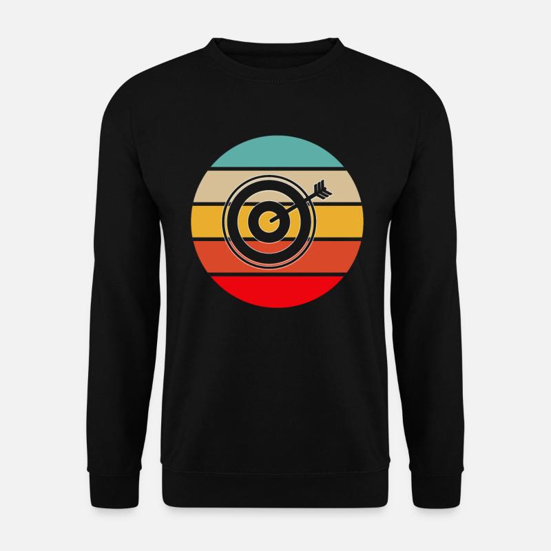Fléchettes Rétro - Sweat-shirt Unisexe - noir