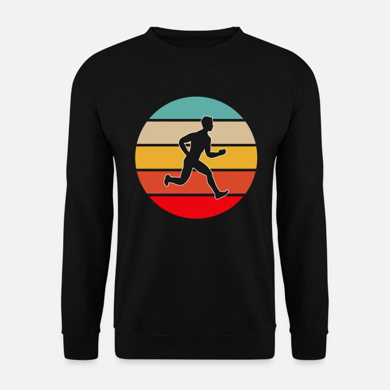 Jogging Retro - Unisex Sweatshirt - black