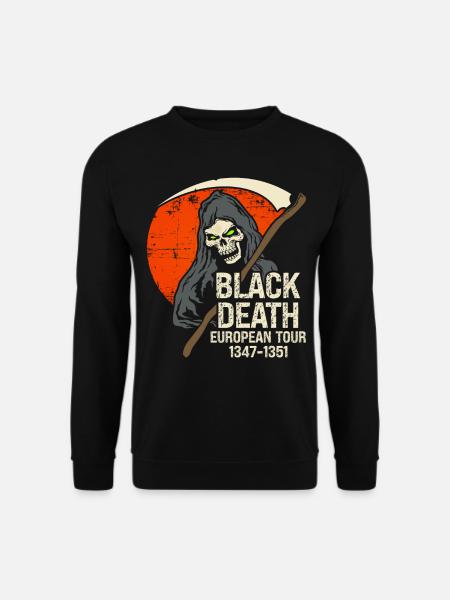 Schwarzer Tod Europatournee 1347-1351 - Unisex Pullover - Schwarz