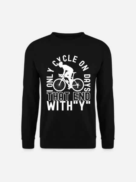 Fahrrad Fahrradfahrer - Unisex Pullover - Schwarz