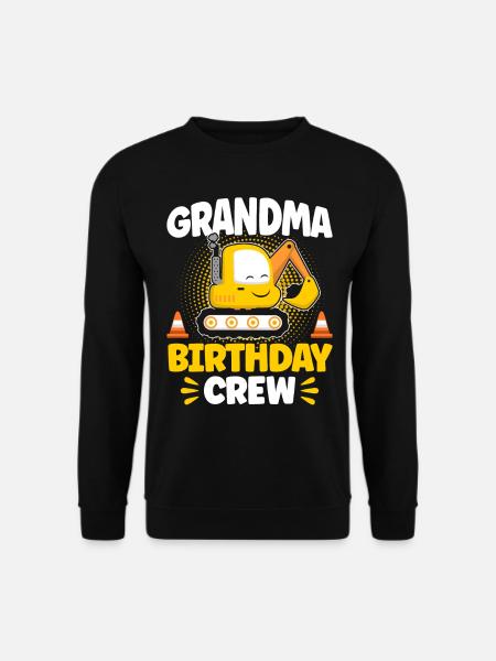 Grand-mère Birthady Crew - Sweat-shirt Unisexe - noir