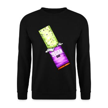 Green Sweets Vegan Bar Pour Végétarien Et Végétalien - Sweat-shirt Unisexe - noir - Devant - Alina (178cm) & Michal (187cm)