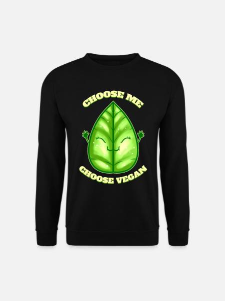 Choose Veggies, Choose Vegan - Unisex Sweatshirt - black