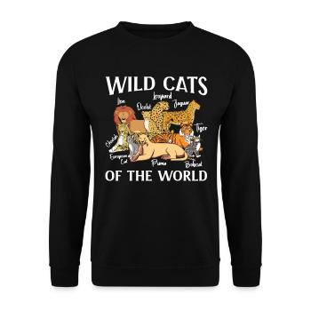 Die Haie der Welt - Unisex Pullover - Schwarz - Vorne - Alina (178cm) & Michal (187cm)
