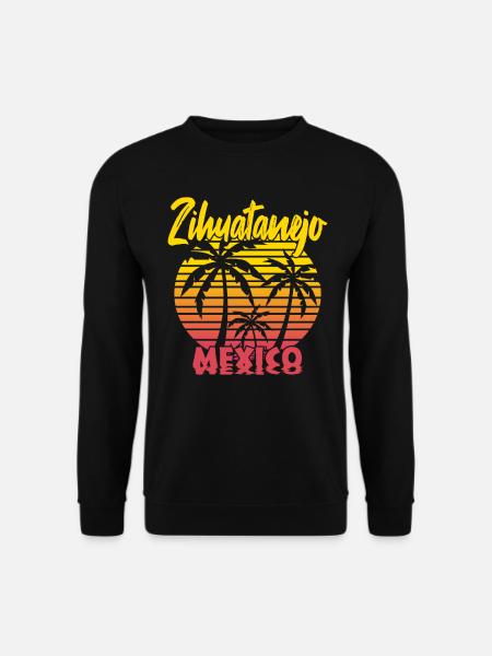 Zihuatanejo Mexico - Unisex Pullover - Schwarz