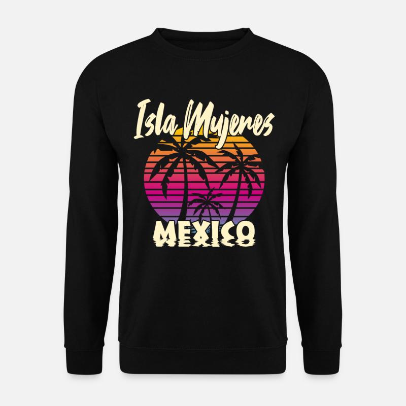 Isla Mujeres Mexico - Unisex Pullover - Schwarz