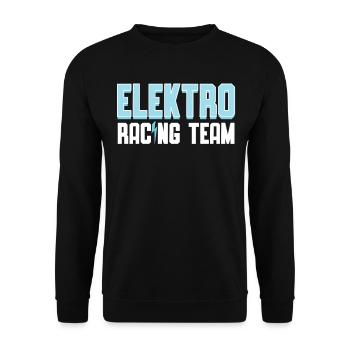 Electro Racing Team | Electric Car Shirt | - Unisex Sweatshirt - black - Front - Alina (178cm) & Michal (187cm)
