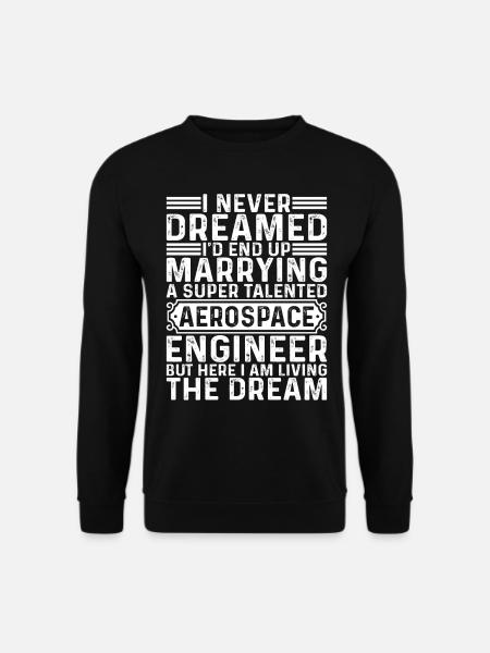 Aerospace Engineering Marry Aerospace Engineer - Unisex Pullover - Schwarz