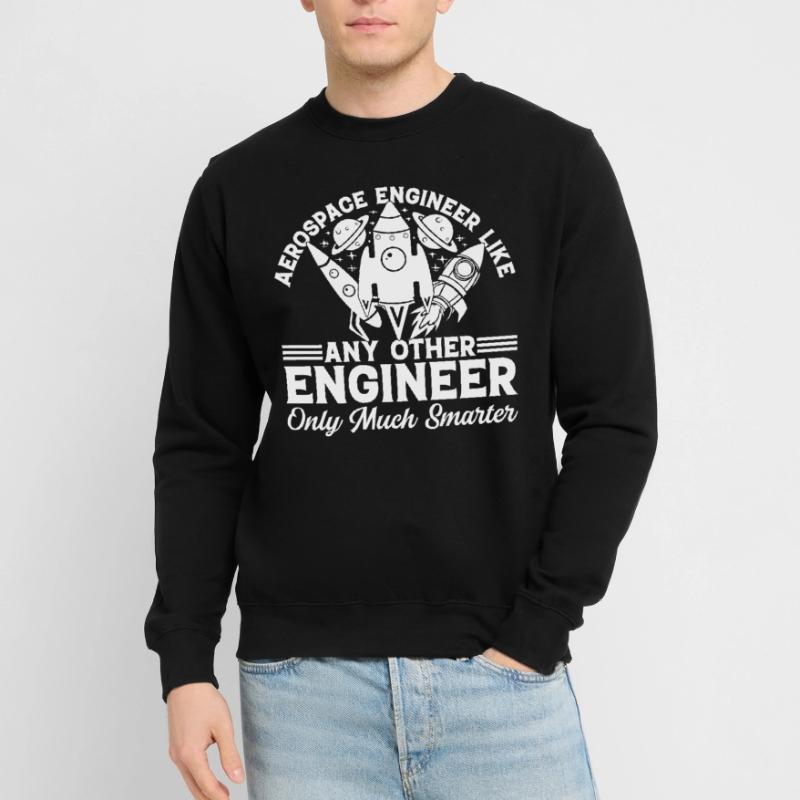 Rocket Ship Aerospace Engineering Aerospace Engine Unisex Sweatshirt