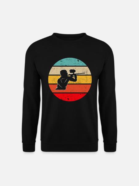 Paintball Retro - Unisex Sweatshirt - black