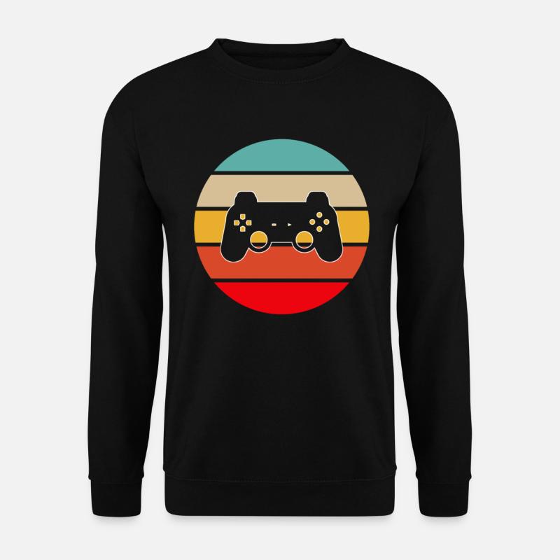 Gaming Retro - Unisex Pullover - Schwarz