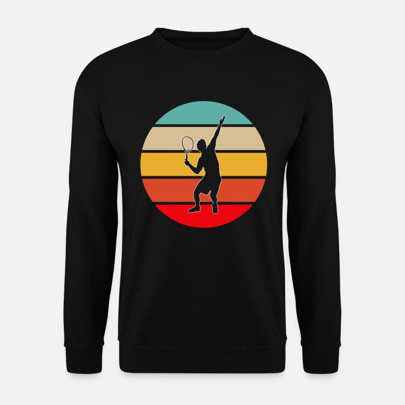 Tennis Retro - Unisex Sweatshirt - black