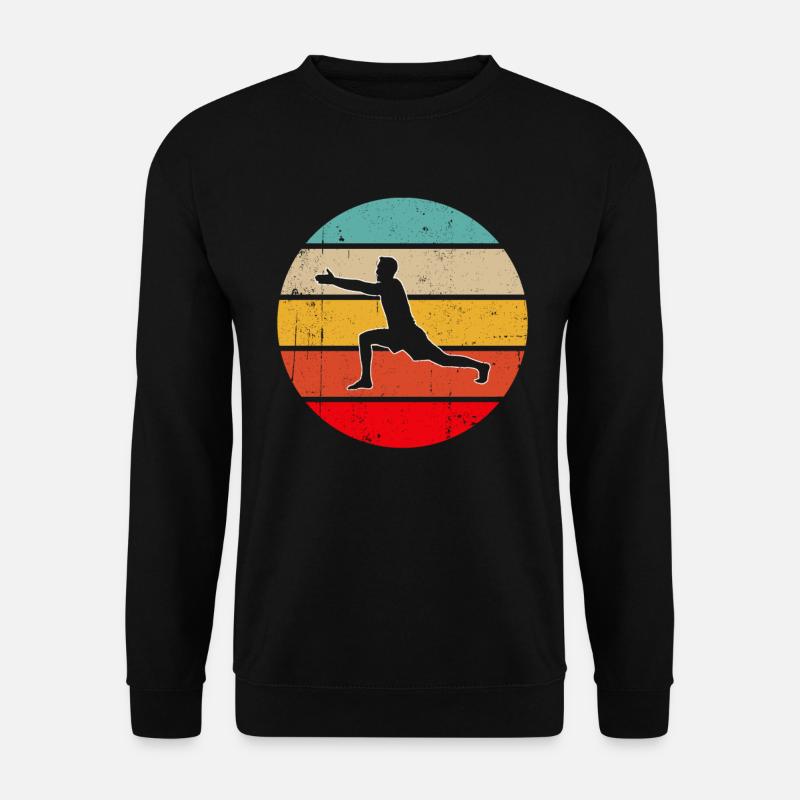 Yoga Retro - Unisex Sweatshirt - black