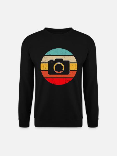 Fotografie Retro - Unisex Pullover - Schwarz