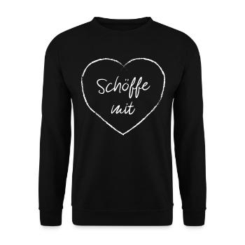 Schöffe mit Herz Amtsgericht Schöffengericht - Unisex Pullover - Schwarz - Vorne - Alina (178cm) & Michal (187cm)