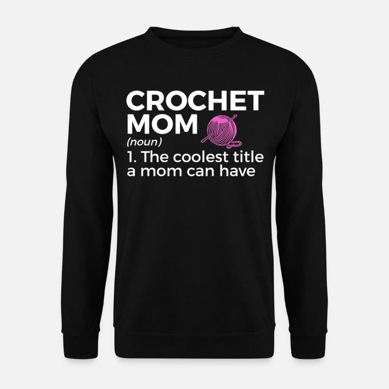 Crochet - Unisex Sweatshirt - black