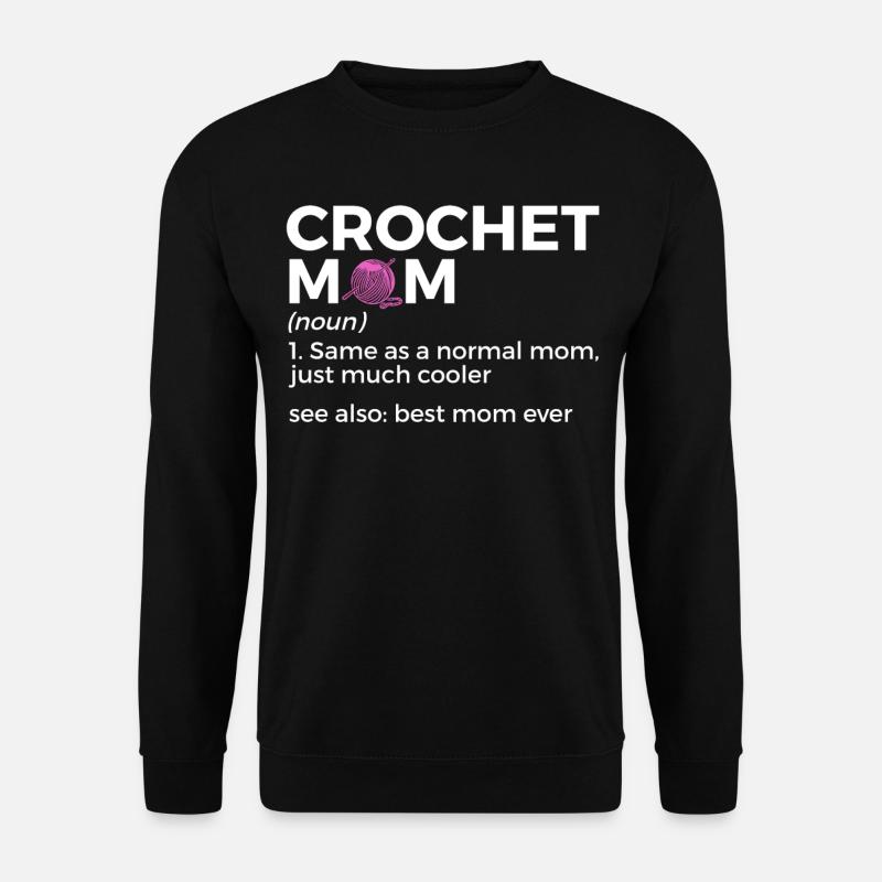 Crochet - Unisex Sweatshirt - black