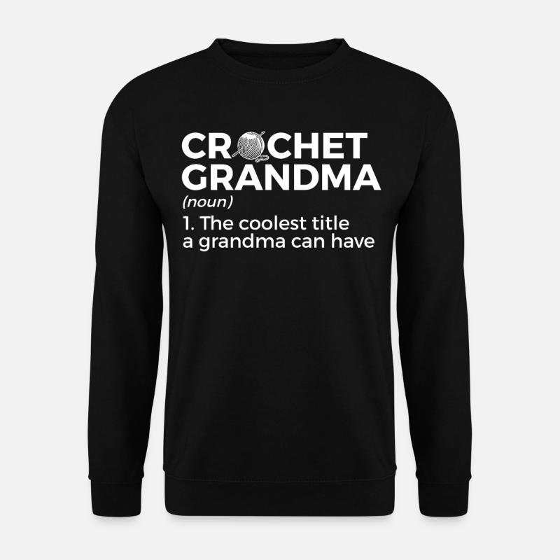 Crochet - Unisex Sweatshirt - black