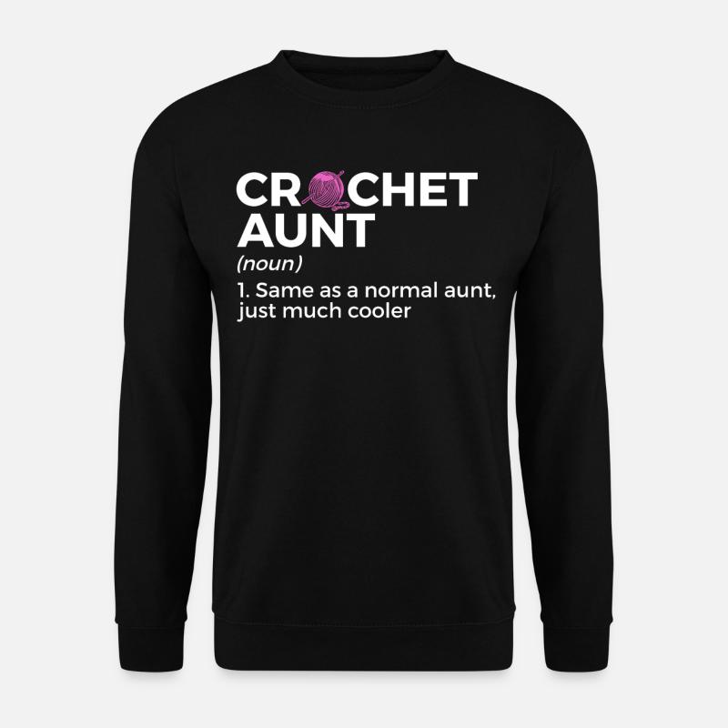 Häkeln - Unisex Pullover - Schwarz