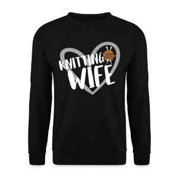 Tricoter - Sweat-shirt Unisexe - noir - Devant - Alina (178cm) & Michal (187cm)