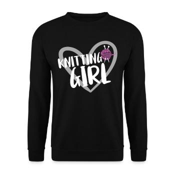 Tricoter - Sweat-shirt Unisexe - noir - Devant - Alina (178cm) & Michal (187cm)