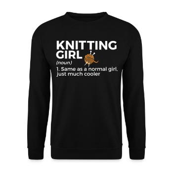 Tricoter - Sweat-shirt Unisexe - noir - Devant - Alina (178cm) & Michal (187cm)