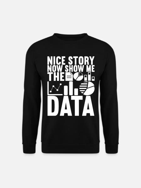Data Scientist Data Analyst - Unisex Pullover - Schwarz