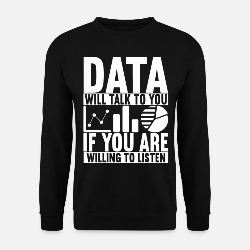 Data Scientist Data Analyst - Unisex Pullover - Schwarz