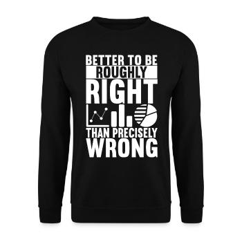 Analyste de données Data Scientist - Sweat-shirt Unisexe - noir - Devant - Alina (178cm) & Michal (187cm)