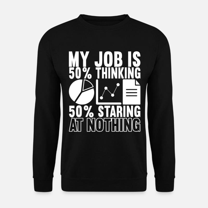 Data Scientist Data Analyst - Unisex Pullover - Schwarz