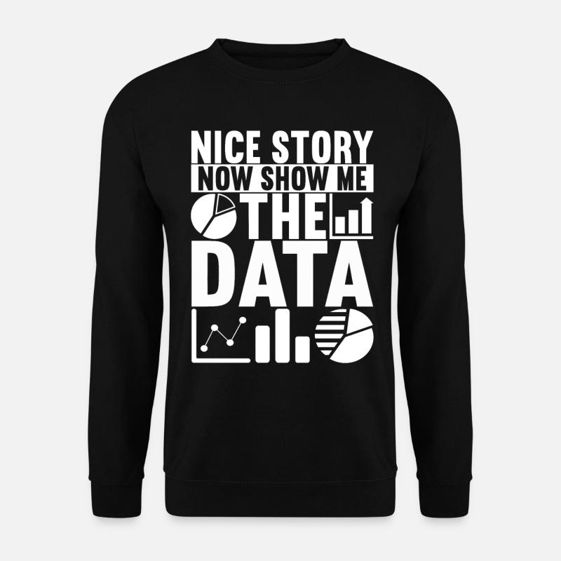 Data Scientist Data Analyst - Unisex Pullover - Schwarz