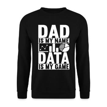 Analyste de données Data Scientist - Sweat-shirt Unisexe - noir - Devant - Alina (178cm) & Michal (187cm)