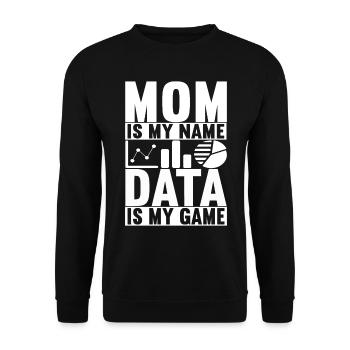 Analyste de données Data Scientist - Sweat-shirt Unisexe - noir - Devant - Alina (178cm) & Michal (187cm)