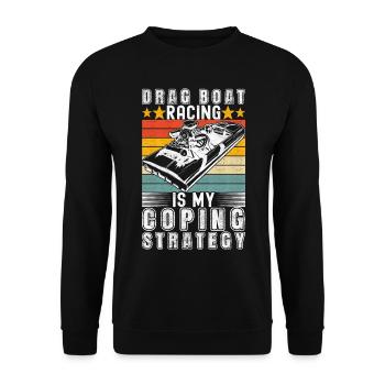 Course de dragsters - Sweat-shirt Unisexe - noir - Devant - Alina (178cm) & Michal (187cm)