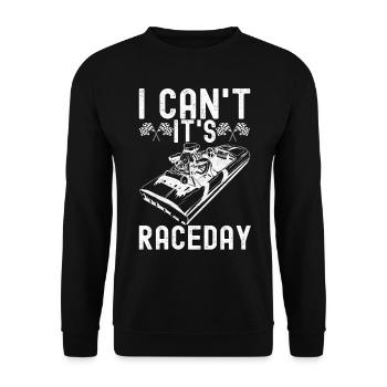 Course de dragsters - Sweat-shirt Unisexe - noir - Devant - Alina (178cm) & Michal (187cm)