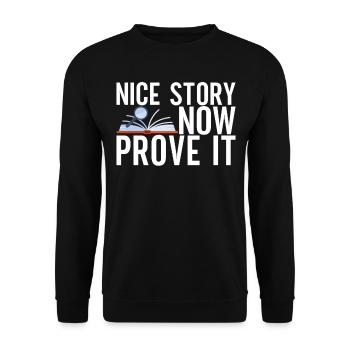 Professeur d’anglais Englisch Lehrer - Sweat-shirt Unisexe - noir - Devant - Alina (178cm) & Michal (187cm)