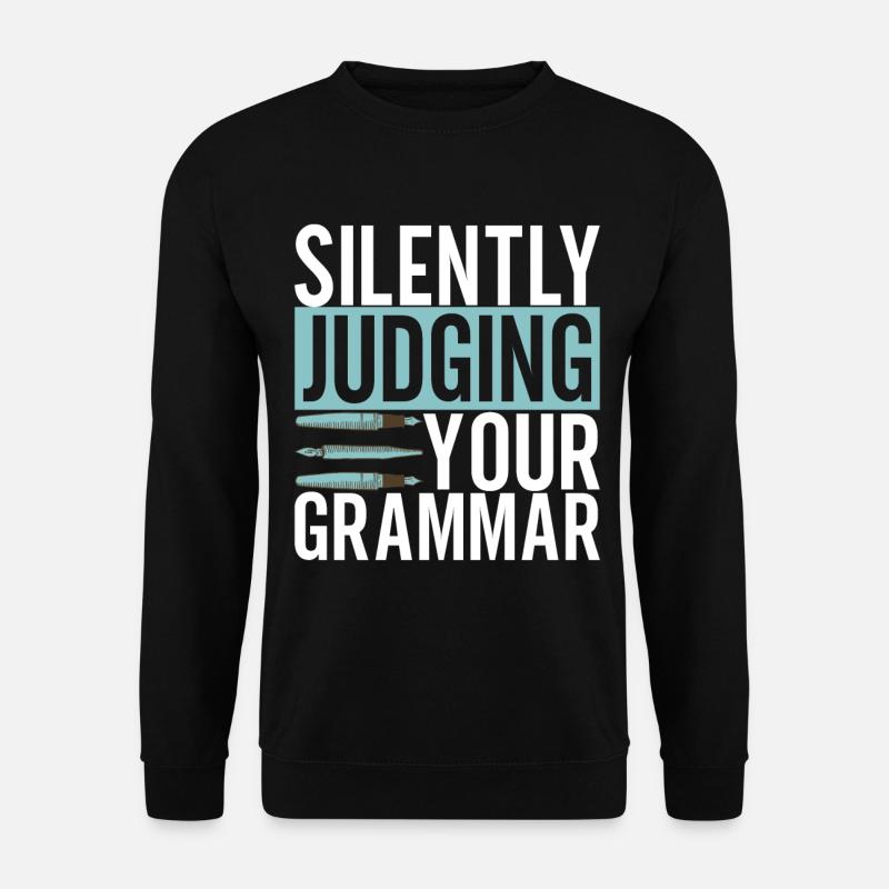 Professeur d’anglais Englisch Lehrer - Sweat-shirt Unisexe - noir